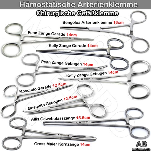 Chirurgische arterienklemme - chirurgische,