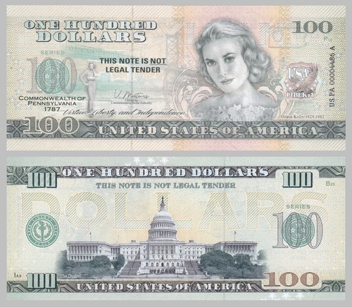 Usa 100 dollars souvenirschein - usa,