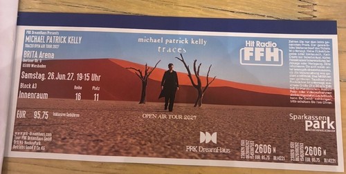 Ticket michael patrick kelly - ticket,