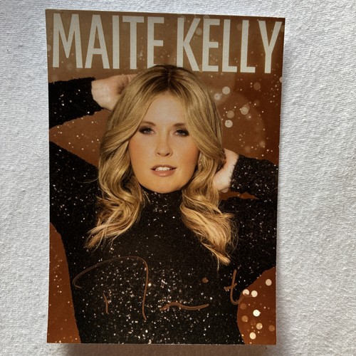Autogrammkarte maite kelly - maite,