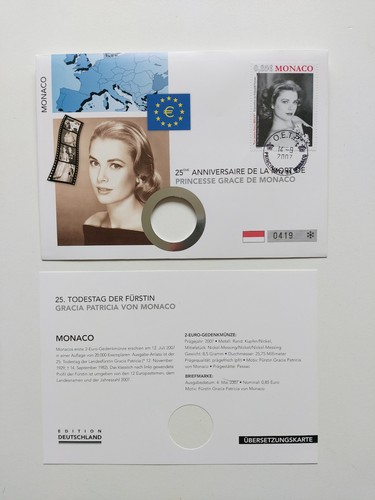 Euro numisbrief cover - €,